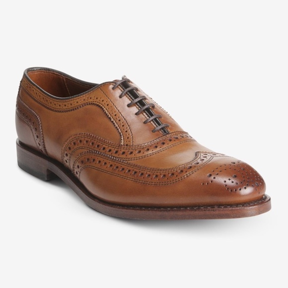 Allen Edmonds McAllister Wingtip Oxford Dress Shoe in Walnut Size 10D - Picture 1 of 10